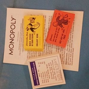 Monopoly replacement cards
